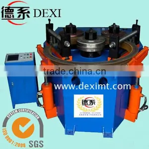 Dexi W24YPC-75 CE ISO PLC Hydraulic Aluminum Square Pipe Rolling Machine thumbnail-1