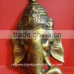 Metal Ganesh Mask thumbnail-1