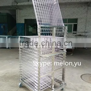 High Quality 15 Lever Chrome Mesh Drying Rack thumbnail-3