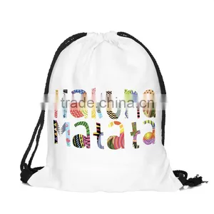 High Quality Custom 3D Print Wholesale Polyester Fabric Folding Shopping Bag thumbnail-3