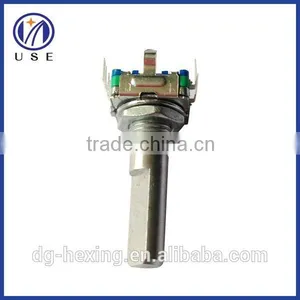 11mm Size Metal Shaft Rotary Encoder With Press Switch thumbnail-2