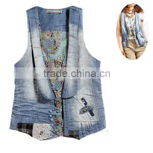 New Fashion Women Vest With Embroidery DS120158 thumbnail-1