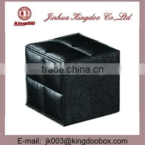 Jinhua Supplier Square Leather Stationary Holder Box thumbnail-4