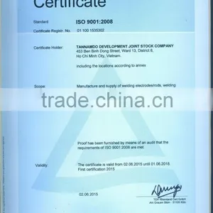 VIET NAM Factory Supply Good Quanlity E7018 WELDING ELECTRODE thumbnail-6