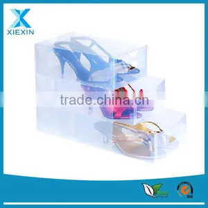 New Cheap Clear Custom Printed Shoe Box thumbnail-1