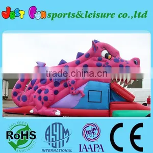 Pink Dragon Inflatable Fun City, Inflatable Adults Playground ,obstacle Course for Sale thumbnail-1
