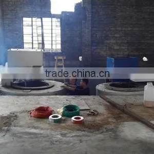 Hot Sale Automatic Industrial Biomass Wood Pellet Burner Aluminium Melting Furnace 300/500/800/1000KG Capacity thumbnail-2