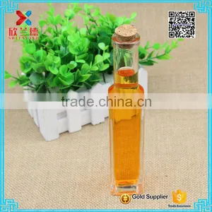 High Quality Slim Wine Bottle/150ml Clear Cork Beverage Bottle thumbnail-1