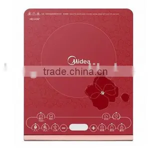 Red Glass Charger Plate Thermal Resistance Tinted Glass for Cooker thumbnail-2
