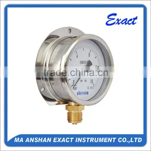Exact Stainless Steel Housing High Quality Pressure Gauge With Flange thumbnail-1
