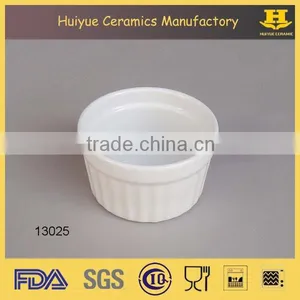 Ceramic Round Cheese Ramekin Bowl thumbnail-2