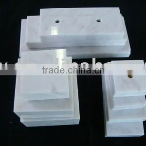 White Marble Base for Trophy thumbnail-1