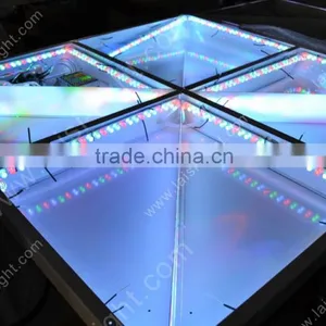 Stage Floor Lighting 720pcs 10mm RGB Led Manufacture Dance Floor Square Light Floor thumbnail-3