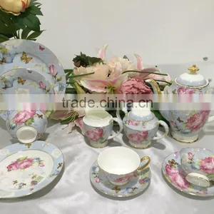 Porcelain Tea Coffee Set Turkish Porcelain Coffee/ Espresso Cup and Saucer thumbnail-5