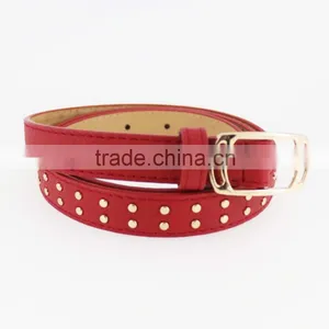 Women's Fashion Leather Stud Belt With Shiny Accessories in Yiwu thumbnail-5