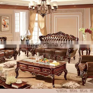 Cheer Sofa Design Buying From China Leather Sofa. Antique Hand Carved Wood Furniture thumbnail-4