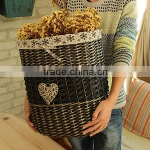 Hotsale Wicker Laundry Basket for Dirty Clothes With Lids thumbnail-2