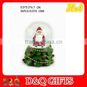 High Quality Souvenir Transparent Poly Resin Glass Snow Globe thumbnail-5