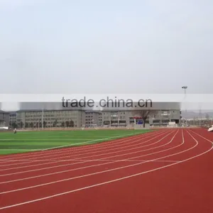 IAAF Certification Sandwich System Spray Coat System PU Running Track Modified TPU Plastic Track thumbnail-4