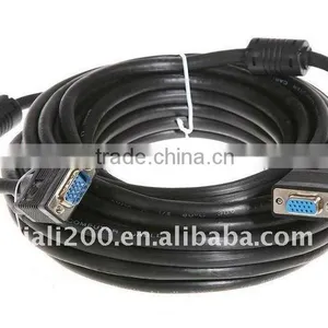 65ft/20m Super Scan HD15P SVGA/VGA Cable Male/Female With 2 Ferrites thumbnail-1