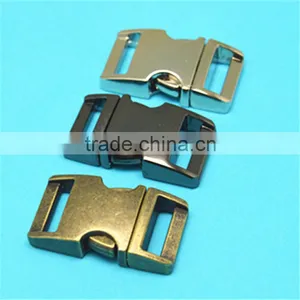 Zinc Alloy Curved Metal Buckle Clasp,quick Release Buckle for Bag,metal Buckle for Dog Collar thumbnail-1
