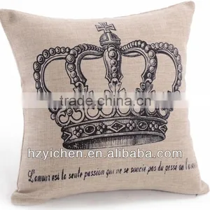 Soft Sofa Cushion/ European Crown Cushion Cover thumbnail-1