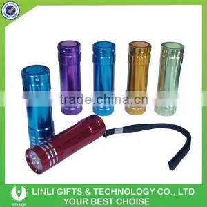 2016 Popular Mini Promotional Metal Led Pocket Torch Flashlight For Camping Safety thumbnail-4