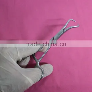 OR Grade Bone Reduction Forceps Curved Pointed Tips 5.5" Orthopedic Instruments By Taidoc thumbnail-5