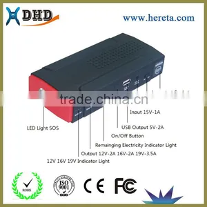 12000 Mah Mutifunctions Polymer 12v Output Voltage Portable Power Bank for Car thumbnail-1