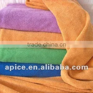 Microfiber Solid Satin Jacquard Bath Towel thumbnail-1