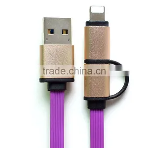 Best Sale Double Sided Micro Usb Data Cable for Samsung thumbnail-1