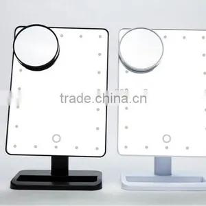 New Moldel Plastic Stand Desk Touch Screen 10X Mangying Smarthome With Samrt 16 Led Mirror Concave Mirror thumbnail-1