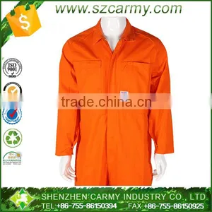 Men's OR Orange Twill Pre Shrunk Inseams 100% Cotton Working Coverall thumbnail-4