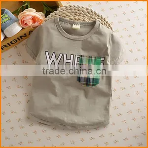 2016 South Korean Children's Summer T-shirt T-shirt Cotton Small Men and Women Wear Short Sleeved on Behalf of a Child thumbnail-2