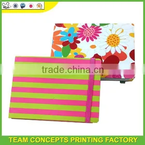 Pocket Size Colorful Printing Note Pad With Elastic Band thumbnail-1