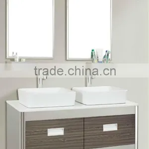 Hotel Stainless Steel Double Sinks Bathroom Vanity GD1010 thumbnail-1