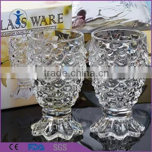 Wholesale Machine Made Fish-shaped Tumner Cup ,water Glass Cup, Juice Glass Cup thumbnail-1
