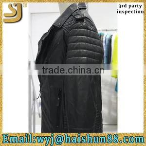 Hot Selling Womens Leather Jackets, Jacket Factory Guangzhou Leather Jacket, Women Casual Leather Jacket thumbnail-6