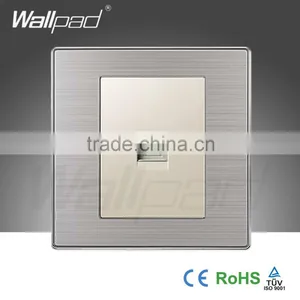 2015 China Hot Sale Wholesaler Wallpad Luxury Wall Light Switch Panel Network Computer COM Socket thumbnail-2