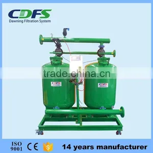 3 Inch Pipe 30m3/h Two Tank 600mm Sand Filter for Irrigation thumbnail-1
