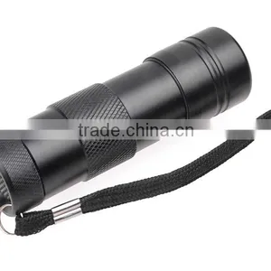 Purple Light 12 LED 395nm UV LED Flashlight for Money Detect Wholesale thumbnail-2
