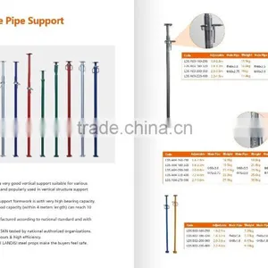 Adjustable 2.4-3.9M Formwork Steel Pipe Support/shoring Props thumbnail-6