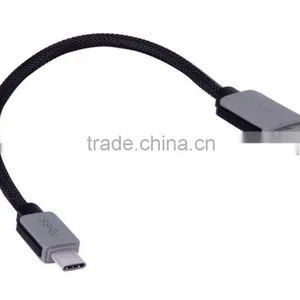 USB 3.0 Female Cable to USB 3.1 Type C Male Short Data Cable Connector Black 0.15m/1m/1.5m Available thumbnail-2