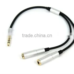 High Quality 3.5mm Stereo Male to 2 RCA Stereo Female Cable thumbnail-1