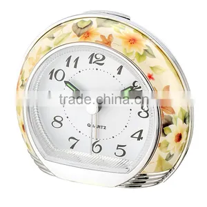 Exclusive Hot Sale Flower Pattern Decorative Alarm Clock thumbnail-3