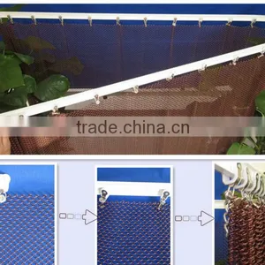 YUNTONG Wire Mesh Shower Curtain thumbnail-4