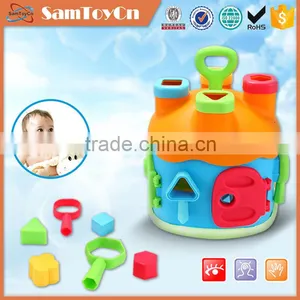 Kids Building Blocks Educational Plastic Play House Toy thumbnail-1