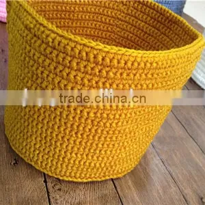 Handle Crochet Basket , Hand Crochet Basker thumbnail-3
