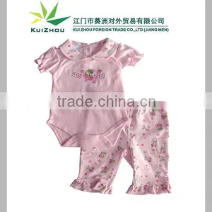 100% Cotton Embroidered Girl Toddler Clothes thumbnail-1