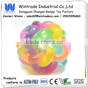 65mm Large Size Rubber Ball With Light thumbnail-1